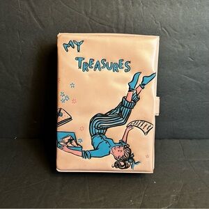 Vintage 1950's Ponytail Vinyl My Treasures Date Line Keepsake Box.